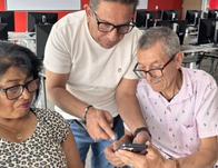 Con participación de 18 pensionadas, pensionados y sus cuidadores, inició Programa de Alfabetización Digital del FONCEP 