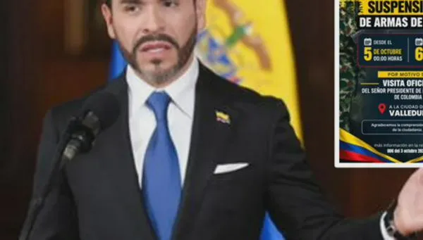 Suspenden porte de armas de fuego en Valledupar por visita presidencial de Abelardo de la Espriella
