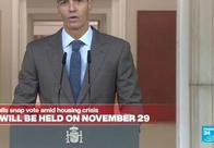 Pedro Sánchez anuncia elecciones anticipadas en España para el 29 de noviembre