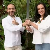 María Fernanda Cabal desmintió en Blu Radio los chismes sobre un supuesto reclamo del presidente Abelardo De La Espriella y reveló de qué hablaron.
