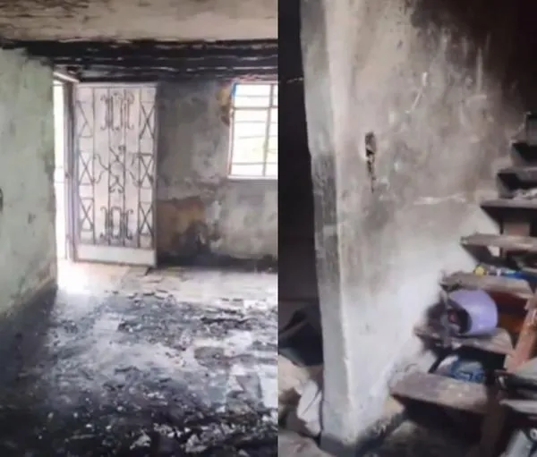 Hombre habría provocado incendio en casa de su expareja: sus 2 hijos, heridos