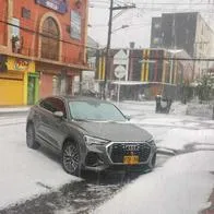 Granizada en Modelia, Bogotá