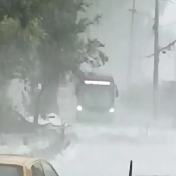 Granizada en Bogotá