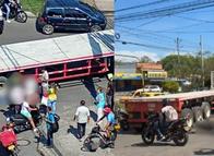 Motociclista y tractomula protagonizaron aparatoso accidente en Ibagué