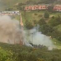 Incendio forestal cerca de Bogotá: investigan a hombres que lo habrían provocado