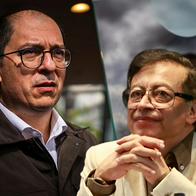Francisco Barbosa y Gustavo Petro