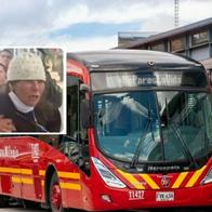 Ataque en Transmilenio de mujer a guardas del personal de anticolados en octubre