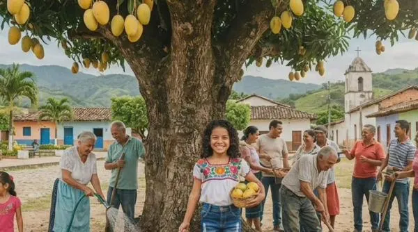 El viejo árbol de mango