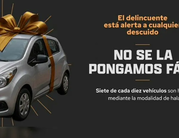 ¡Tenga cuidado! Diez segundos pueden bastar para que un delincuente robe un vehículo 