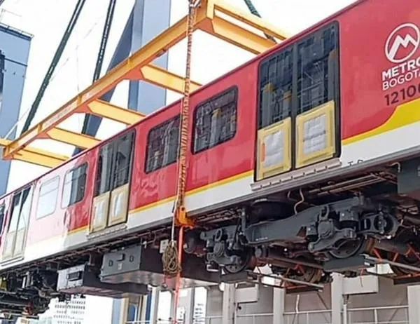 ¡Aquí sí pasa! 20 de los 30 trenes de la Línea 1 del Metro de Bogotá ya están en Colombia 