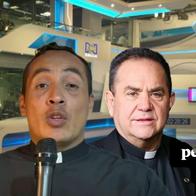 'Padre Pilli' (izq.), el nuevo sacerdote que aparecerá en Noticias RCN, en reemplazo de Walter Zapata