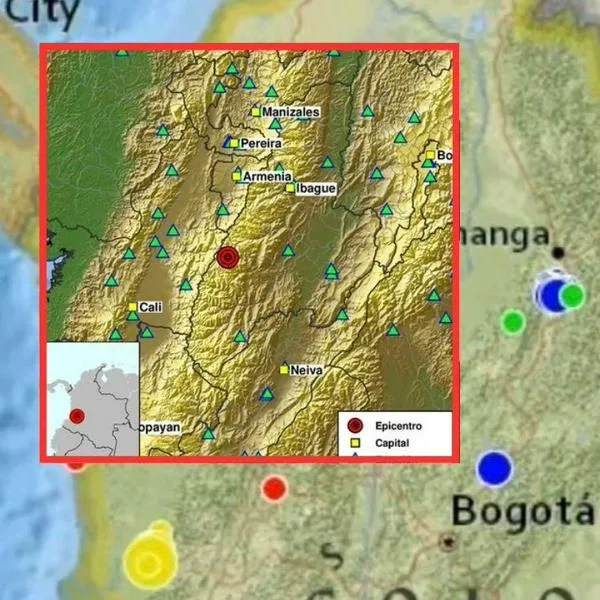 Temblor en Colombia de magnitud 3.4 en Chaparral (Tolima) en noche del 6/10/26
