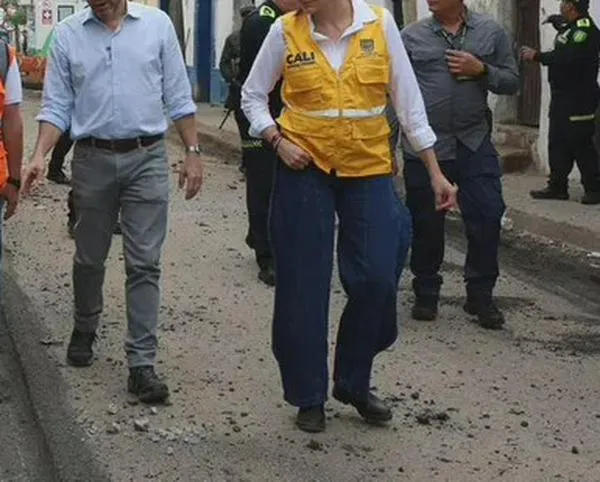 Así avanzan las obras de recuperación vial en el centro de Cali