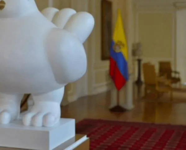 Museo Nacional reveló los daños de "La paloma de la paz" de Botero tras su caída