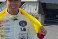 Óscar Tunjo regresa a Colombia tras conquistar el primer lugar en el campeonato IMSA
