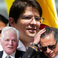 Miguel Uribe Turbay, Miguel Uribe Londoño y Gustavo Petro