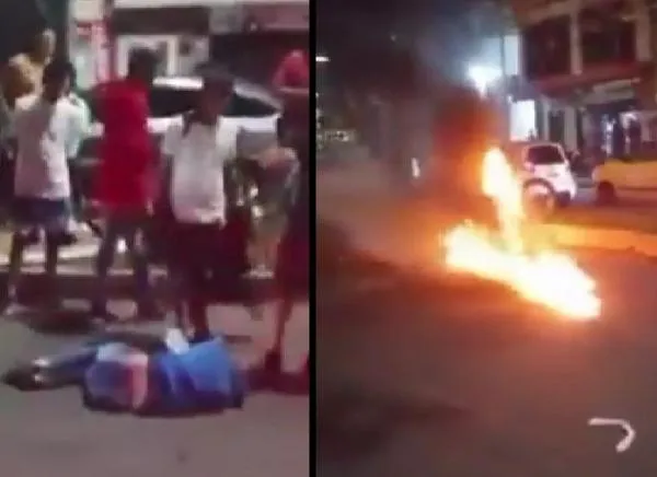 Presunto ladrón recibió ‘paloterapia’ en Ibagué