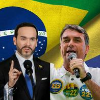 Videollamada de De la Espriella y Flávio Bolsonaro por elecciones en Brasil