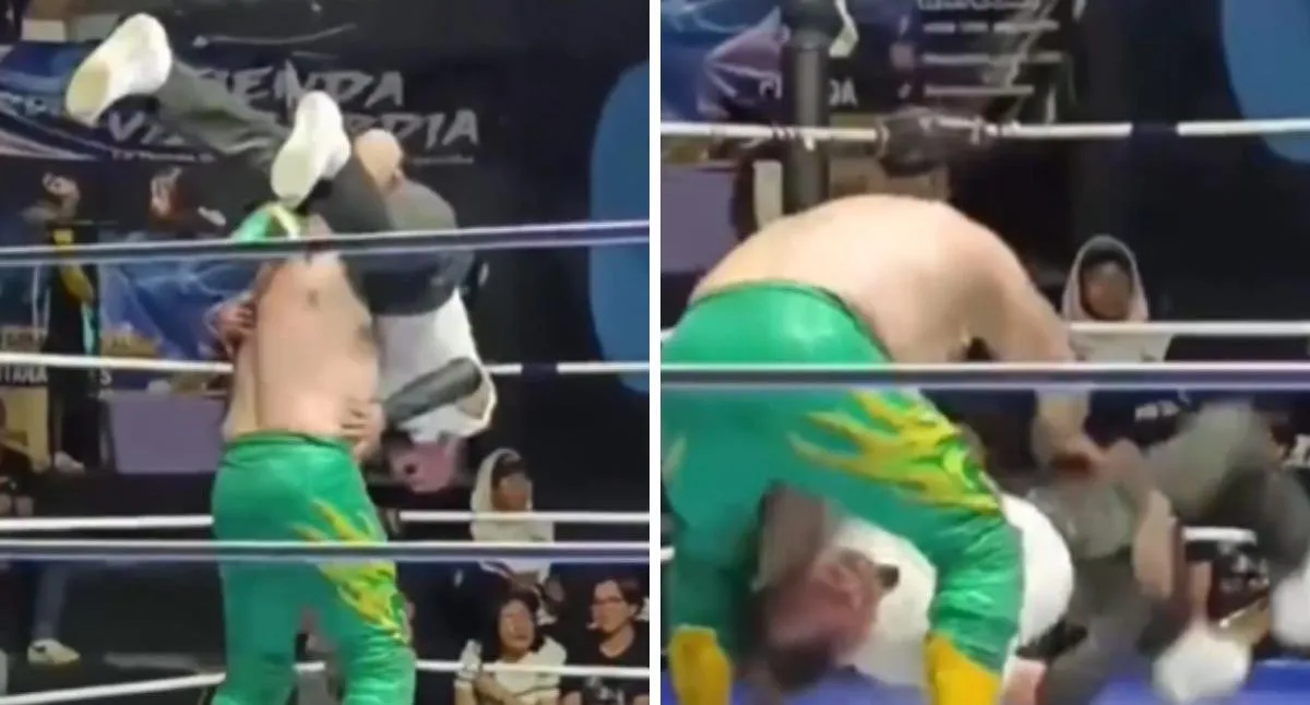 Murió árbitro de lucha libre tras recibir un ‘Martinete’; luchador fue detenido