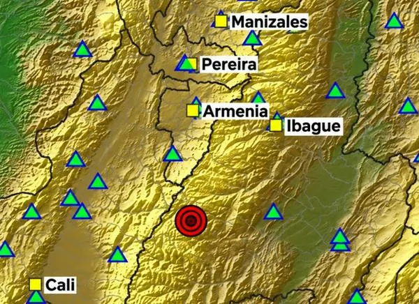 ¡Se sintió durísimo en Ibagué! Nuevo sismo registrado en el Tolima