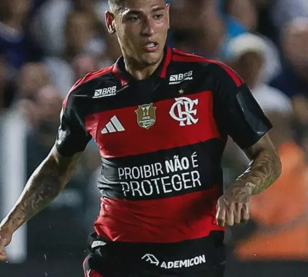 Vea la asistencia de Jorge Carrascal en Santos vs. Flamengo, en el Brasileirao