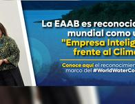 Acueducto de Bogotá es reconocida a nivel mundial como una 'Empresa Inteligente frente al Clima' 