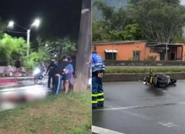 La lluvia terminó en tragedia:mujer murió en accidente en Ibagué