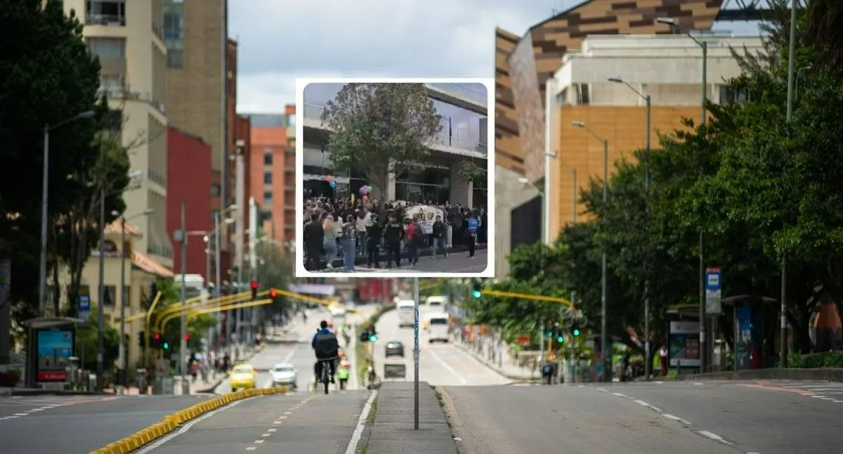 Bogotá hoy vive manifestaciones en carrera Séptima con calle 63: ojo al tránsito