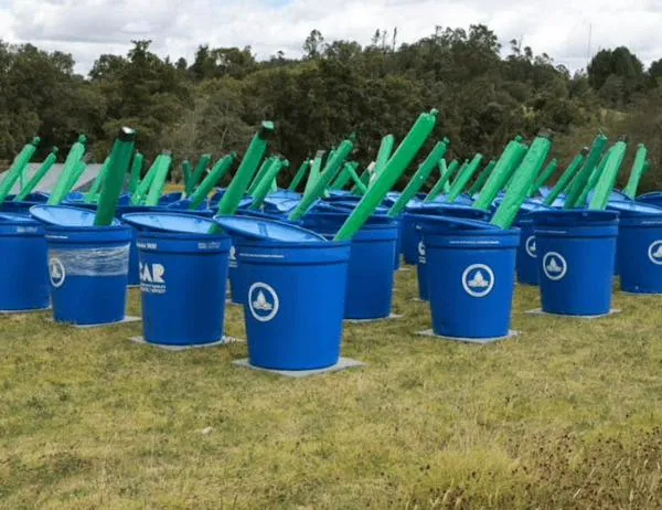 CAR refuerza instalación de sistemas de recolección de agua en la ruralidad de Bogotá 