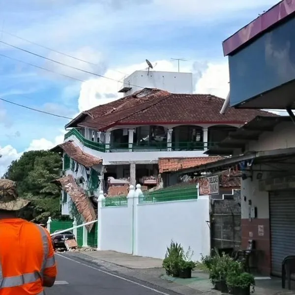 Así quedó la casa de Ricardo Martinelli, expresidente de Panamá, tras el terremoto del 9 de octubre