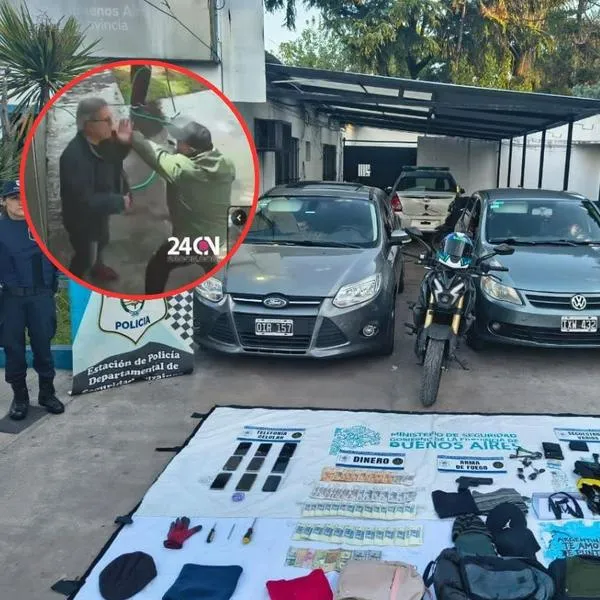 Elementos que le incautaron a la banda de colombianos capturada en Argentina