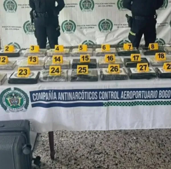 Incautan 30 kilos de cocaína en el El Dorado: cargamento iba a Punta Cana