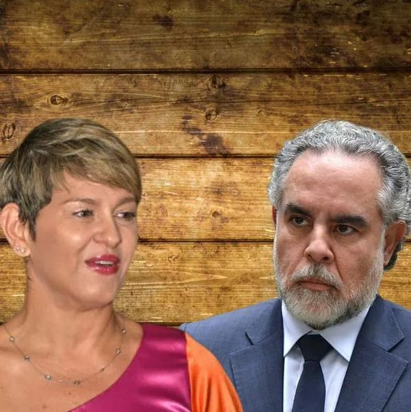 Verónica Alcocer y Armando Benedetti