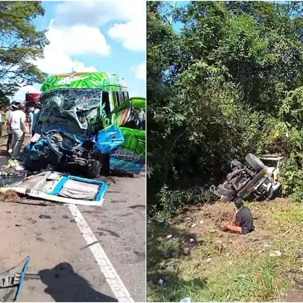 Accidente en vía Villavicencio-Puerto López hoy dejó un muerto y 10 heridos