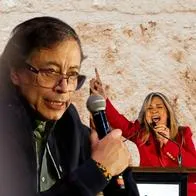 Gustavo Petro y Vicky Dávila