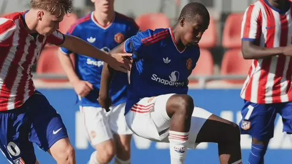 El vallenato Cristian Orozco fue titular con el Manchester United en Europa: así le fue ante el Atlético de Madrid