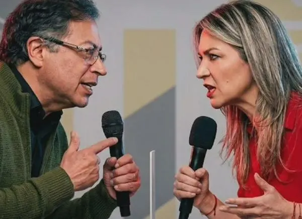 Agarrón entre Petro y Vicky Dávila encendió las redes sociales