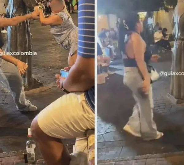 Turista que dañó estatua en Cartagena ya fue identificada, confirma el alcalde Dumek Turbay