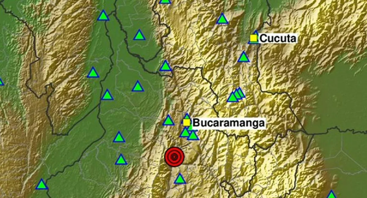Temblor en Colombia