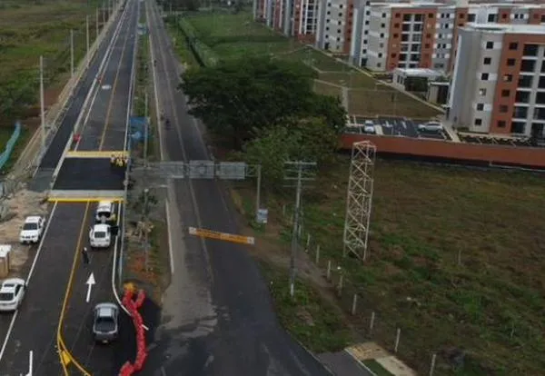 Habilitan 2,9 kilómetros de la nueva calzada de la Avenida Cañasgordas