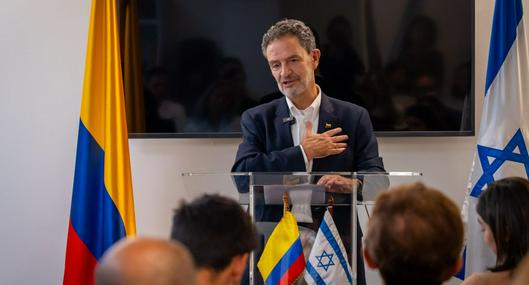 Colombia inaugura embajada en Israel tras restablecimiento de relaciones: canciller lideró apertura