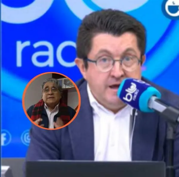 Un fuerte cruce verbal se vivió en Blu Radio entre el periodista Ricardo Ospina y Miguel Ángel Pardo de Fecode a raíz de las marchas de este 14 de octubre.