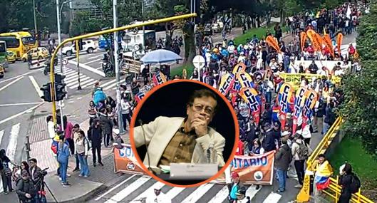 Golpe a Petro en marchas que convocó: poderoso sindicato se negó a salir a las calles