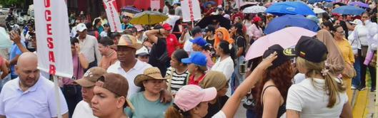 Docentes de Valledupar y Cesar marchan para exigir mejoras en salud, condiciones laborales y recursos educativos