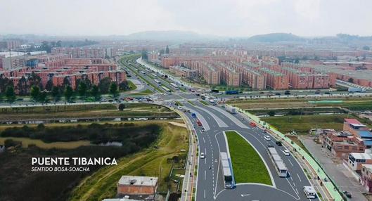 Bogotá y Soacha estarán más conectadas: así será el nuevo ciclopuente de Tibanica