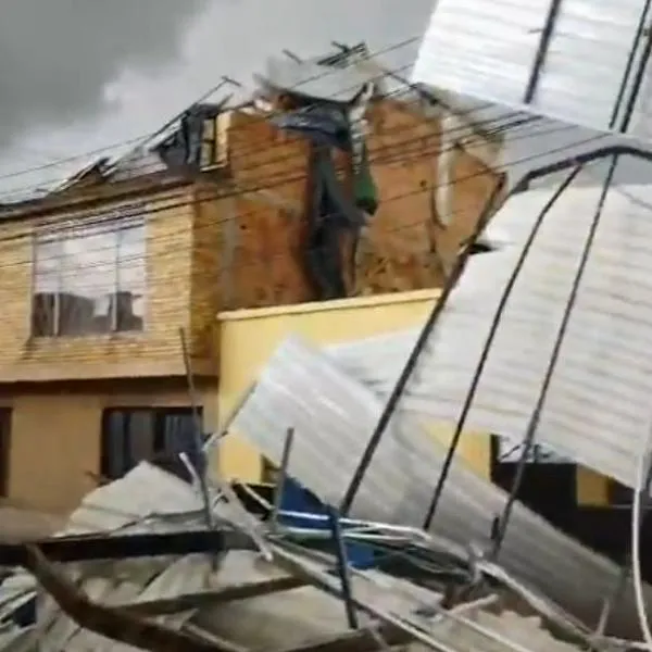 Así se vio la emergencia en Funza por los fuertes vientos