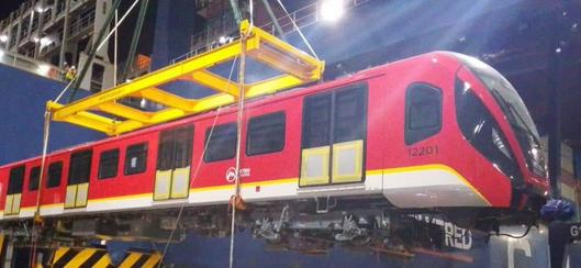 El Metro de Bogotá recibe su tren número 21 y reporta avance del 83 % en la construcción de la Línea 1