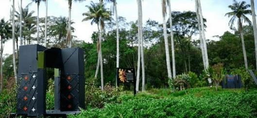 Siete esculturas de Edgar Negret se exhiben en el Jardín Botánico de Bogotá hasta diciembre de 2026