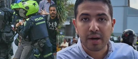 Concejal Andrés Zambrano pide garantías para la protesta pacífica tras intervención policial en manifestaciones en Ibagué