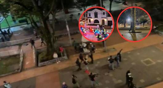 Protestas en Bogotá terminaron en caos: hubo graves disturbios y colapsaron estaciones de Transmilenio